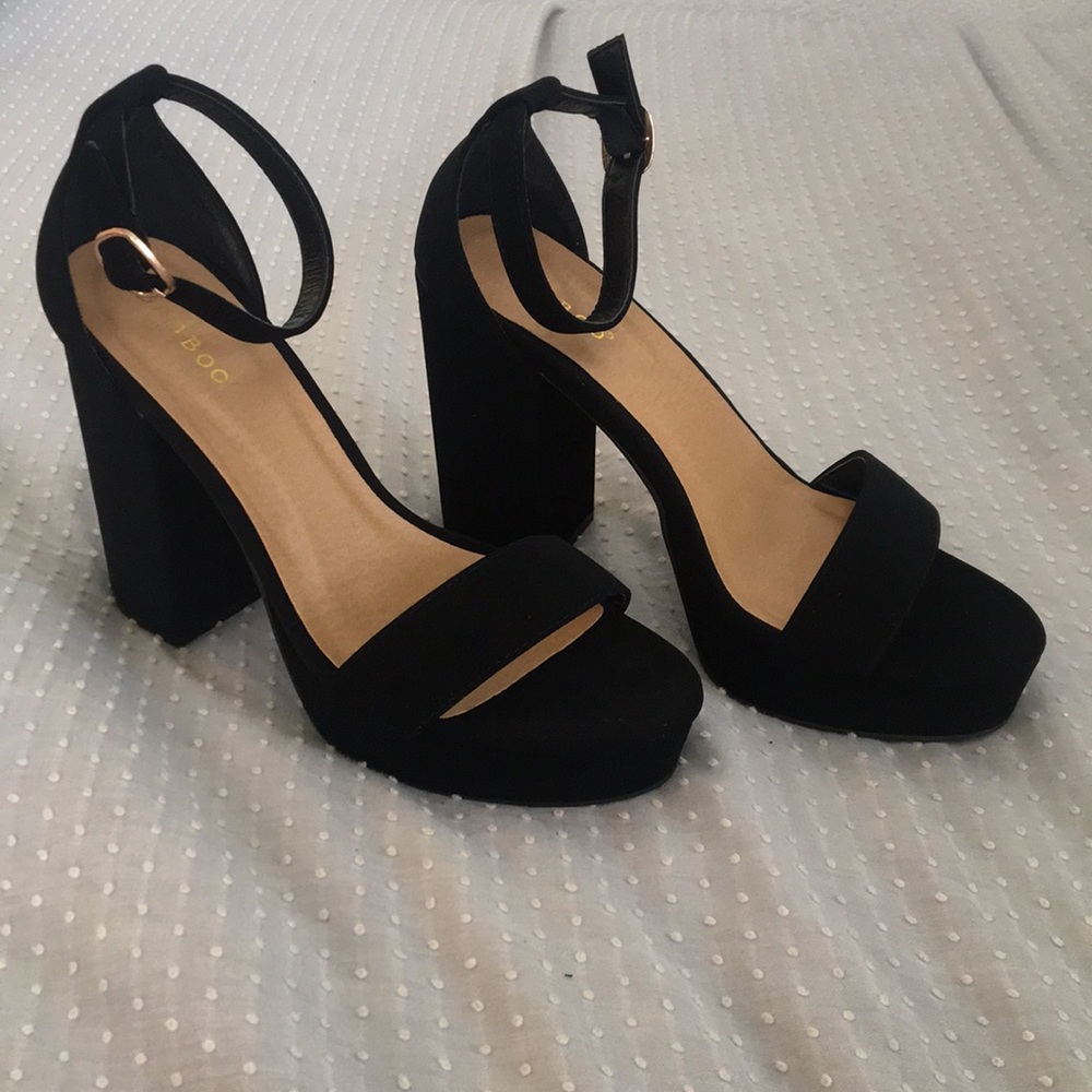 Black heels